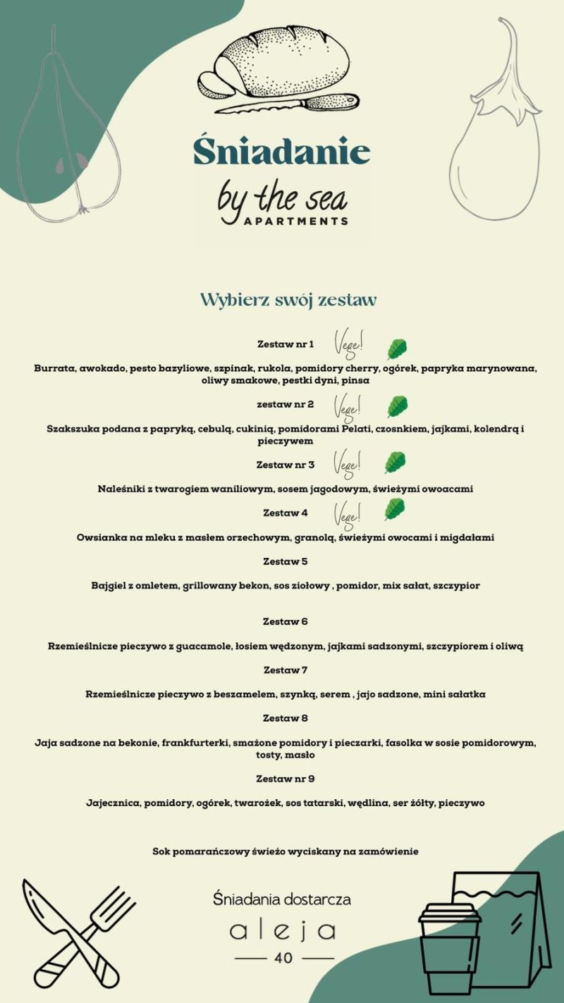 Menu śniadaniowe